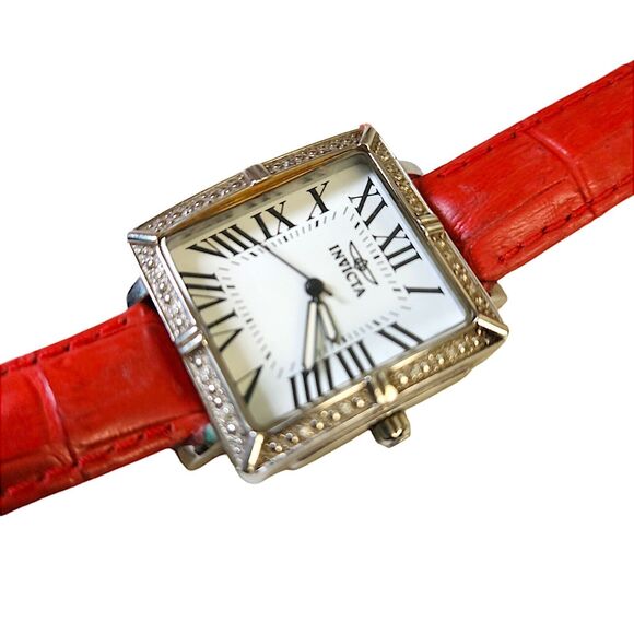 Invicta Women’s Wildflower Collection Square Tank Quartz Watch, Model 12410 - Picture 5 of 11